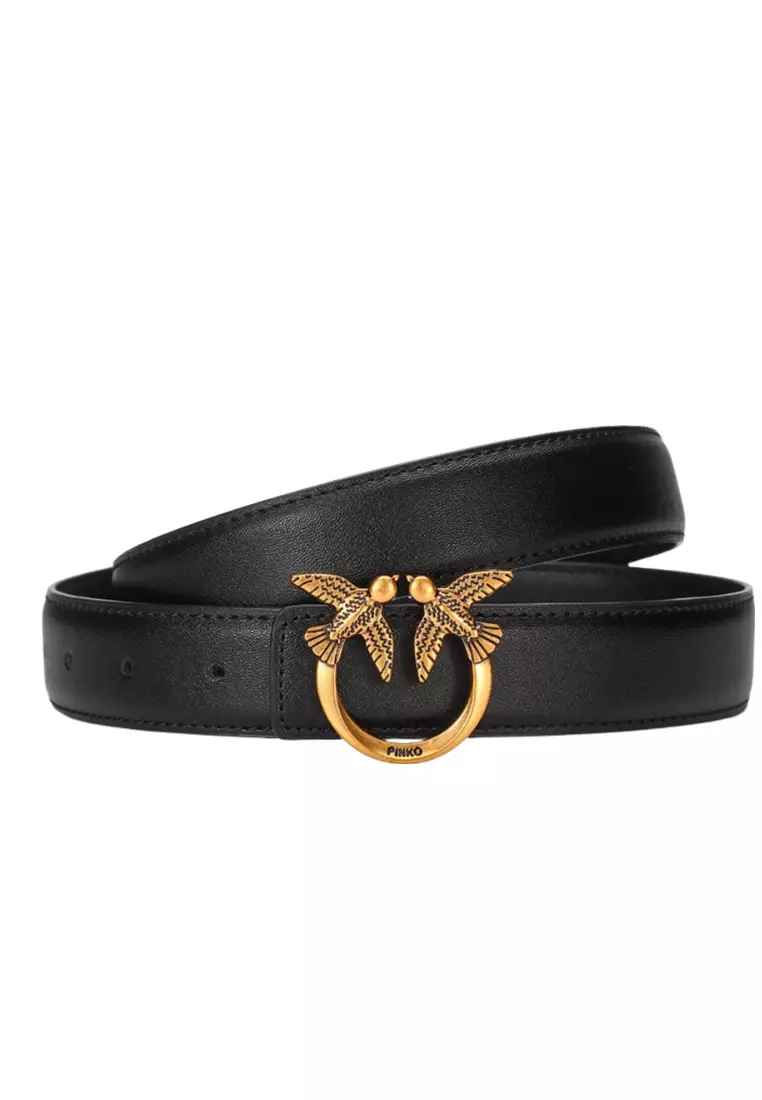 Swallow Buckle Leather Belt