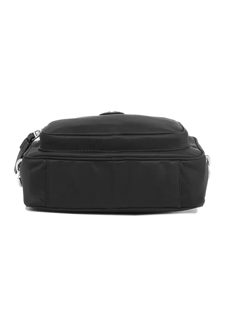 Nylon Mini Crossbody/Sling Bag Black 84996