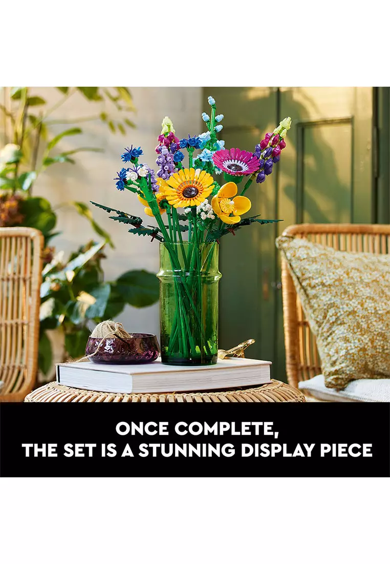 Icons 10313 Wildflower Bouquet, Age 18+, Building Blocks, 2023 (939pcs)