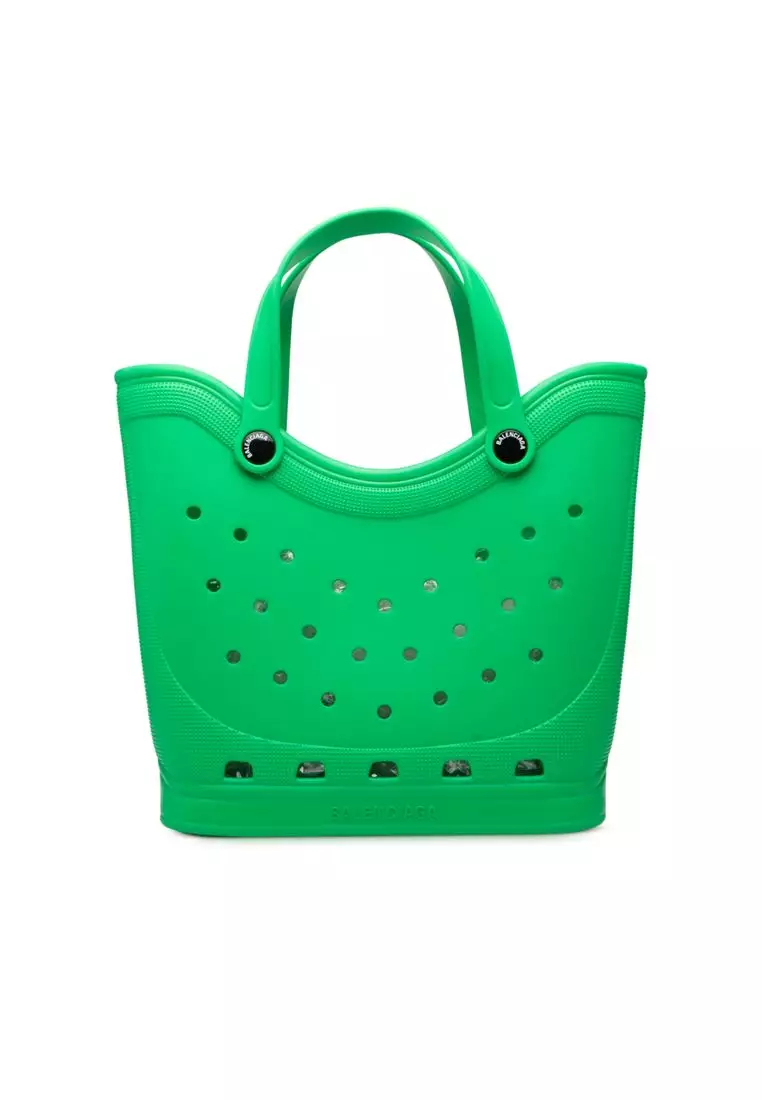 Buy Balenciaga Pre-Loved Balenciaga Crocs Large Rubber Tote 2025