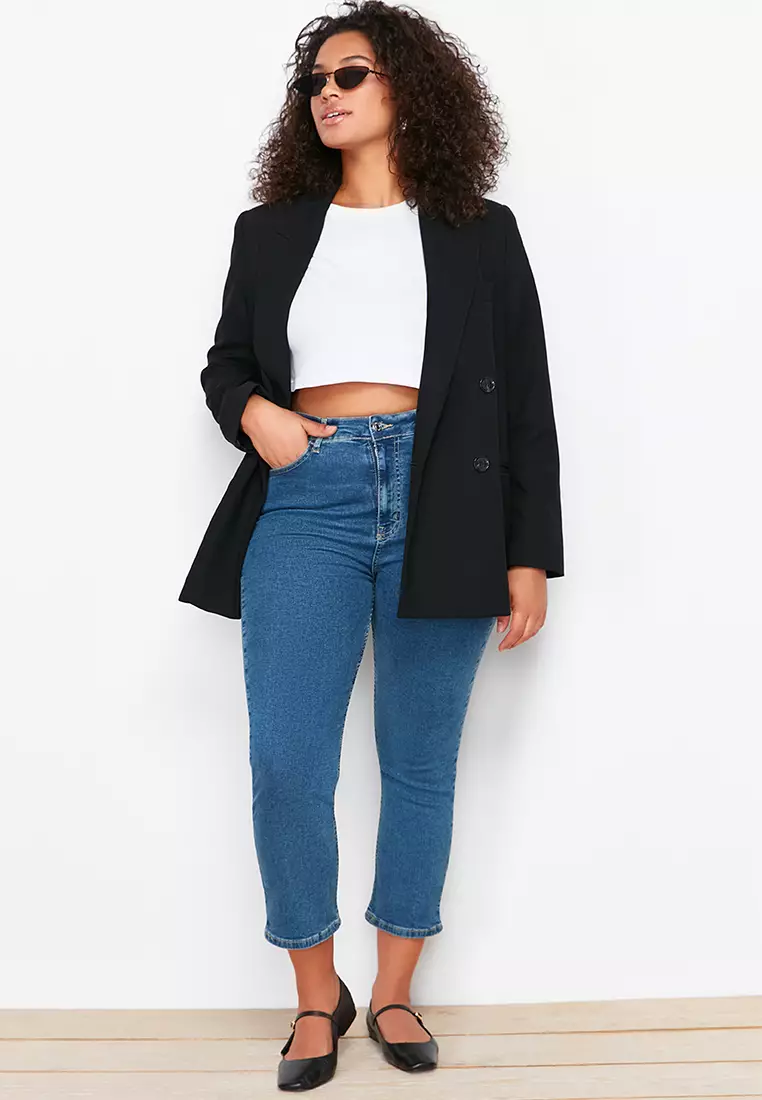 Stretchy High Waist Skinny Jeans