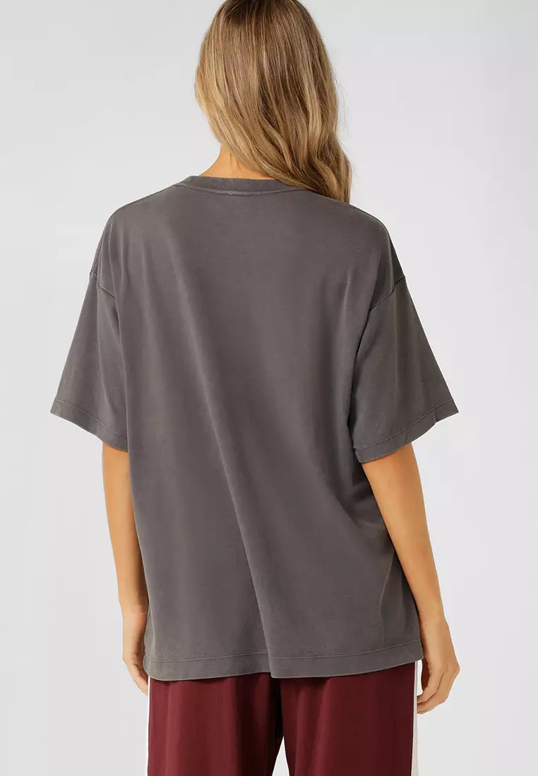 Lorna Jane Grey Boyfriend T Shirt Jual Lorna Jane LJ With Love