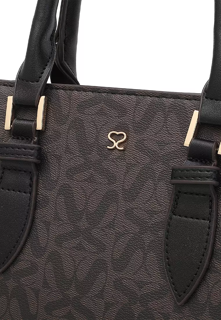 Women's Top Handle Bag / Sling Bag / Crossbody Bag / Shoulder Bag - Black