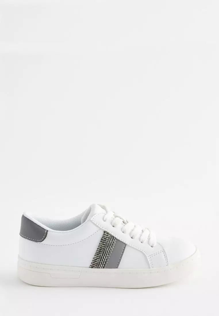 Next cheap white trainers