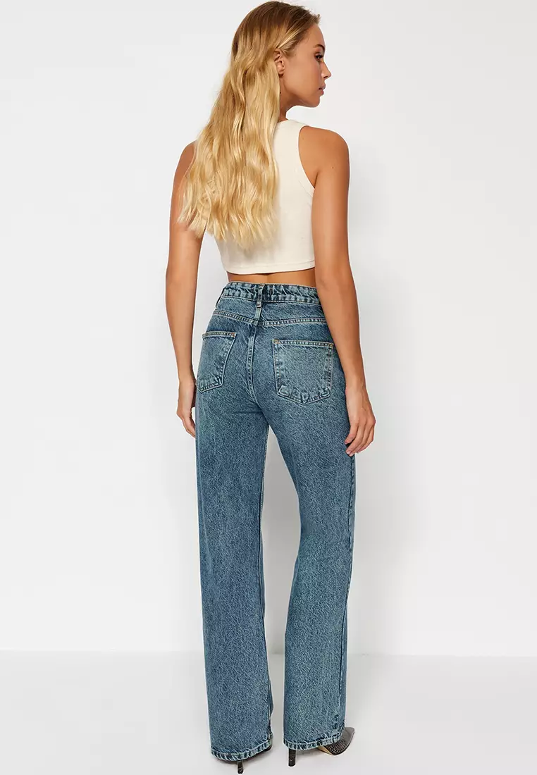 High Waist Wide Leg Jeans
