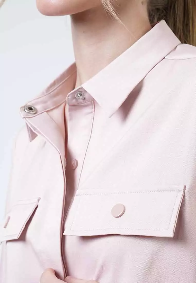 Kinsley Elastic Hem Utility Top
