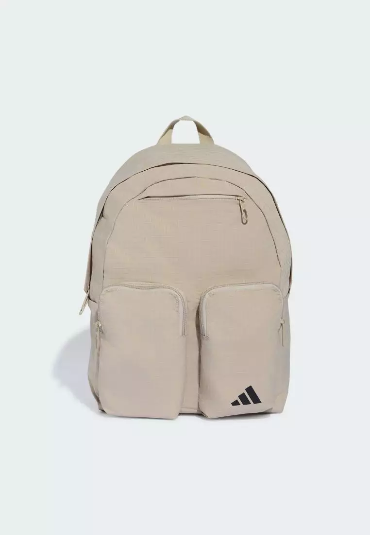 Lifestyle ESSENTIALS BACK TO CAMPUS BACKPACK Unisex Beige KQ6719