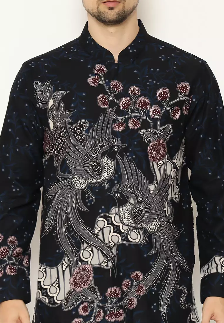 Hadinata Batik Kemeja Koko Panjang Furing Adiwangsa