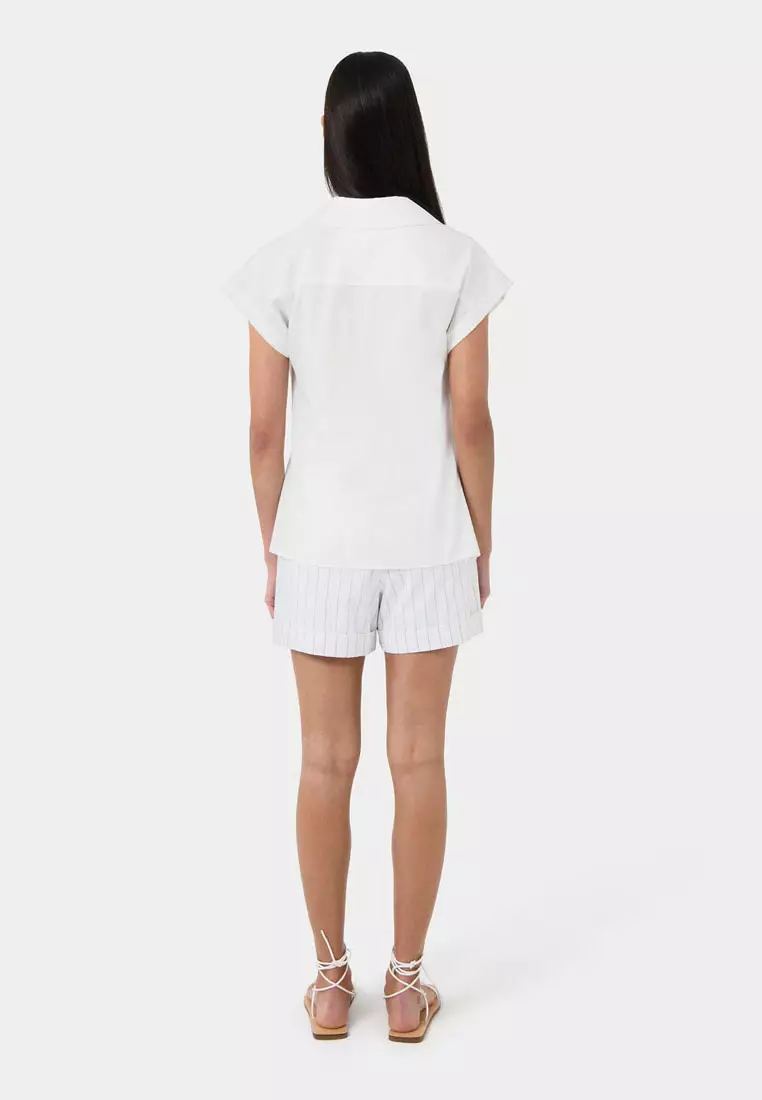 Zalia Tie Button Shirt