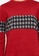 UniqTee red Textured Sweater With Contrast Band 06CE8AACE67006GS_2