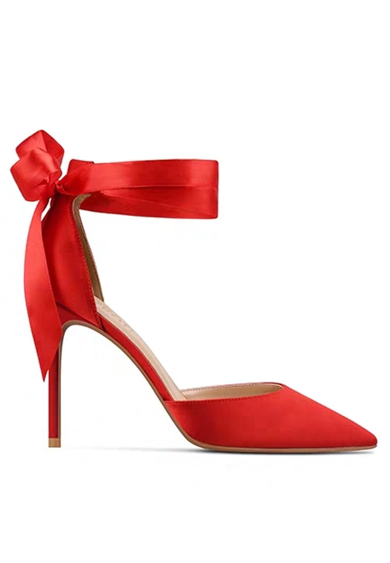 8CM Lace Up Hollow High Heel Shoes LJX13-c