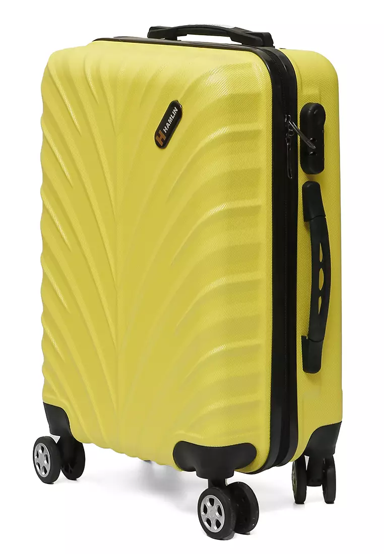 Carlton Tas Koper Hardcase Unisex Size 20Inch Suitcase Combination Lock Large Compartment Material ABS+PVC Coated ORIGINAL - Yellow