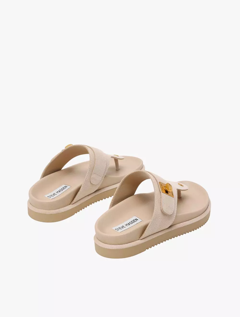 Steve Madden TUNED-IN Flat Sandals - Sand