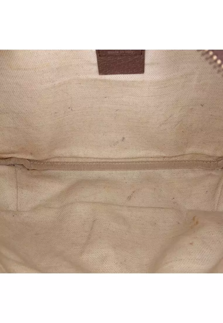 Pre-Loved Gucci Gg Supreme Courrier Web Belt Bag