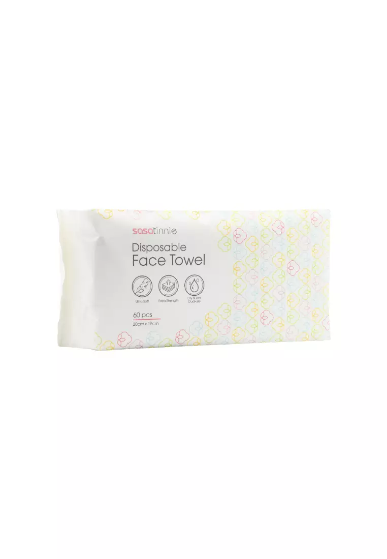 Sasatinnie 即棄潔面柔巾 (60件裝)