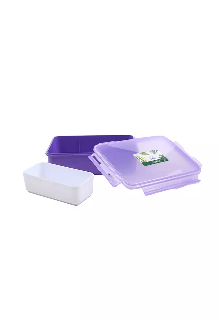Sandwich Box 1 Lt / Frosty 2 Assorted 10 Purple