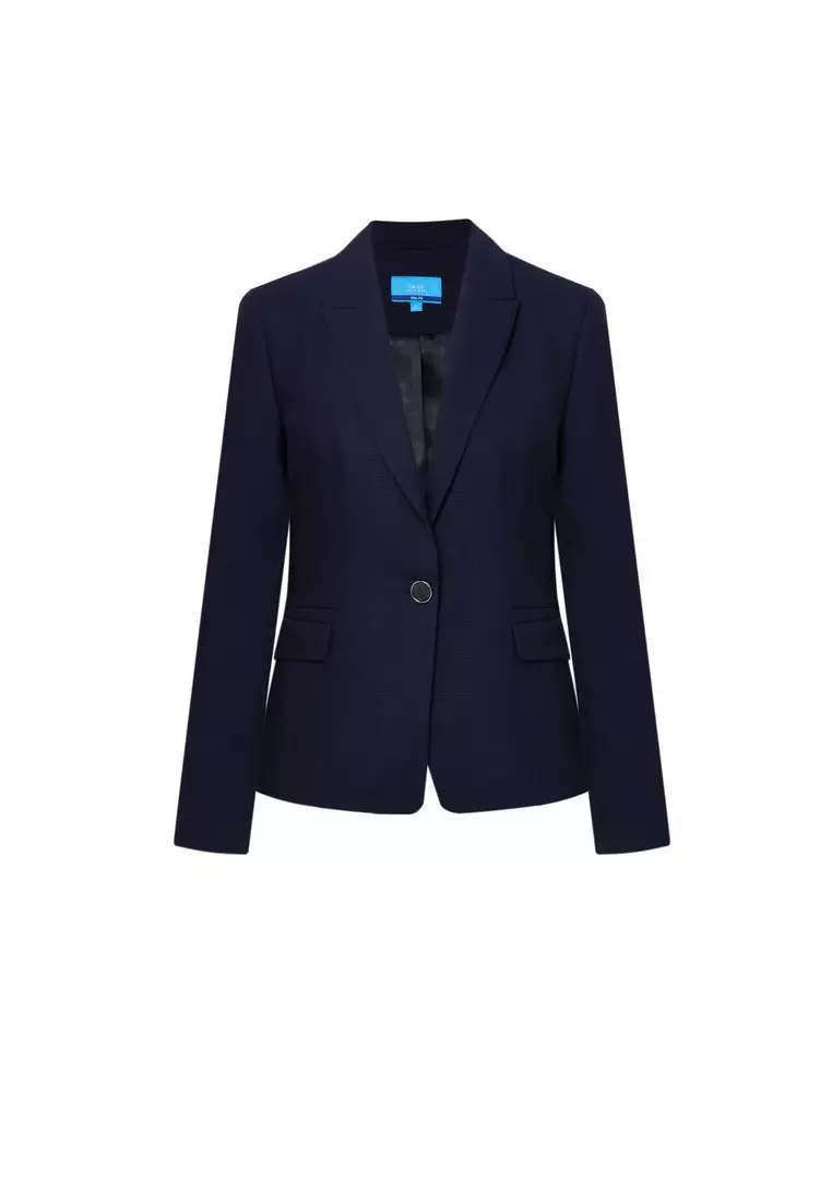 Long Sleeve Slim Fit Suit Blazer