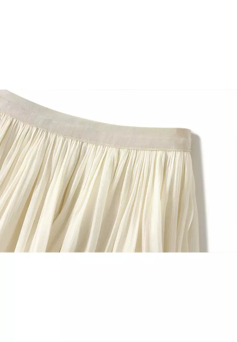 Summer Pearl Lightweight Maxi Skirt AF9818