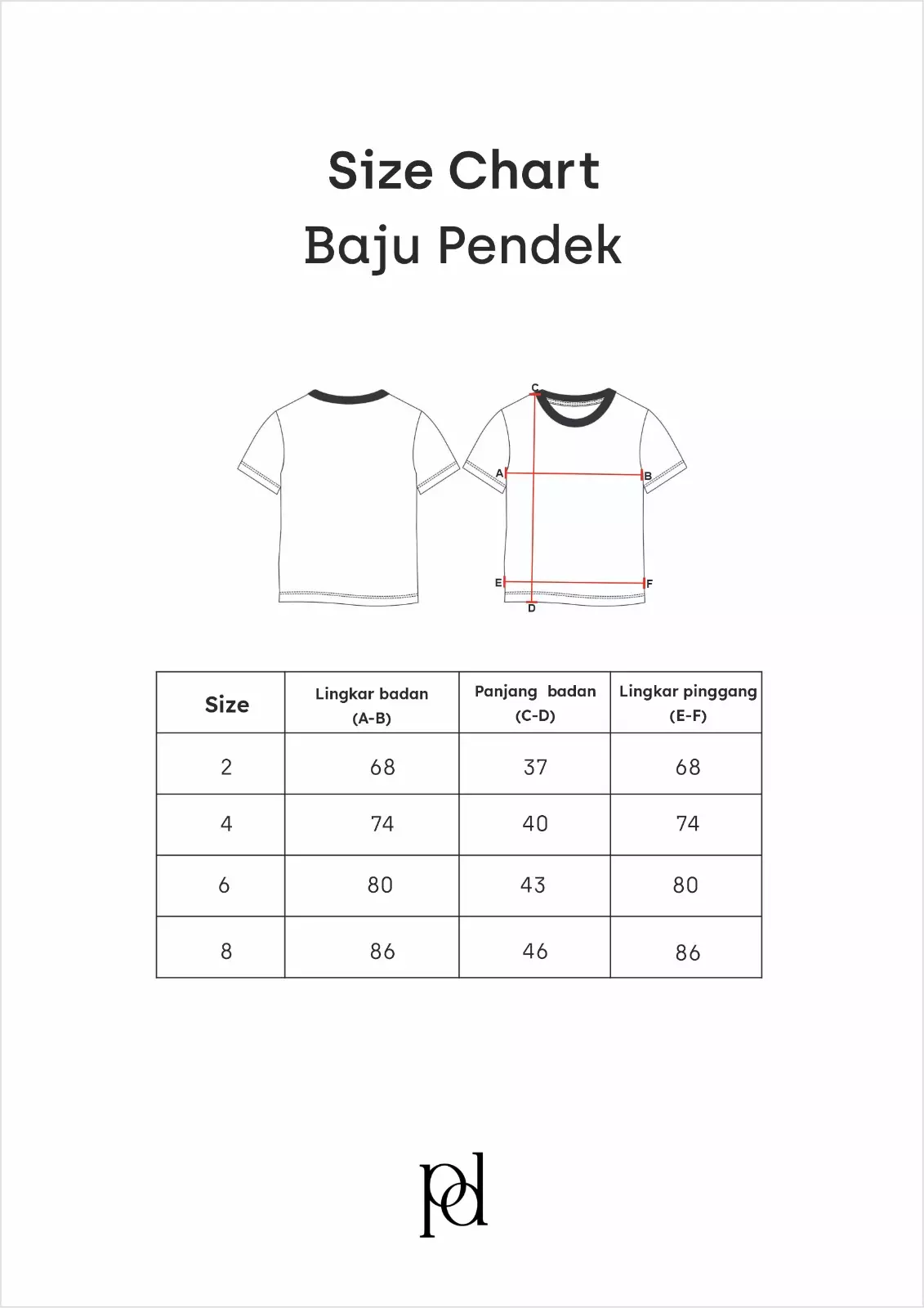 Pito Kids Set Piyama Pendek Anak Flora Coffee 1-8 Tahun