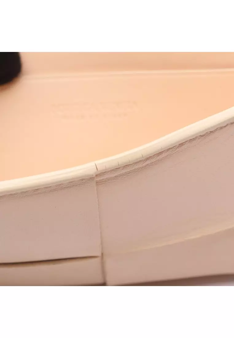 Pre-Loved BOTTEGA VENETA Intrecciato flap wallet long wallet Bi-fold Long Wallet leather Light pink