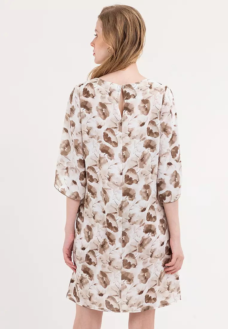Lilybeth Petal Sleeves Dress