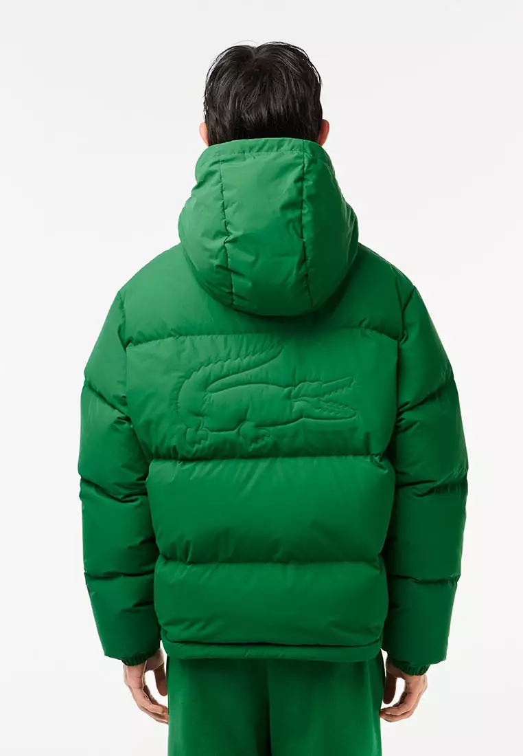 Buy Lacoste Showerproof Down Jacket with Quilted Croc 2024 Online
