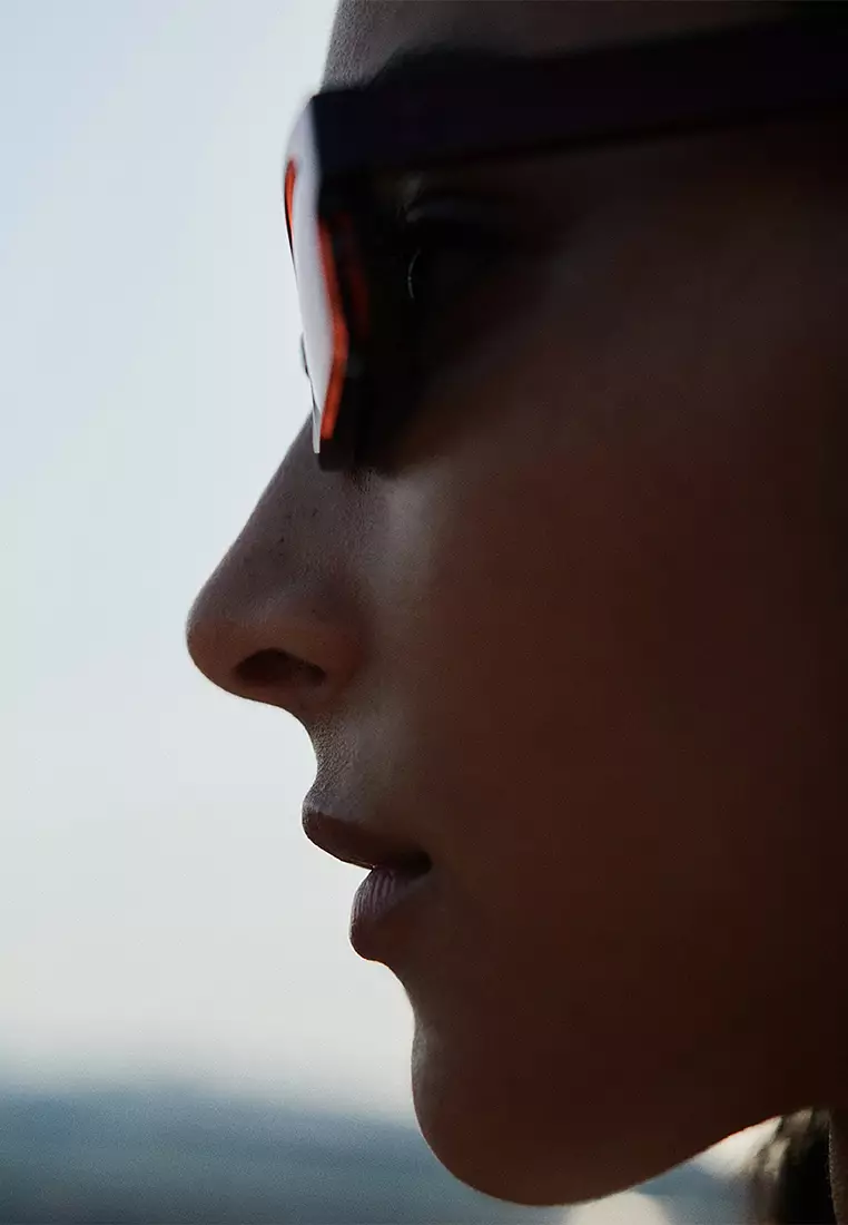 Rectangular-Frame Sunglasses