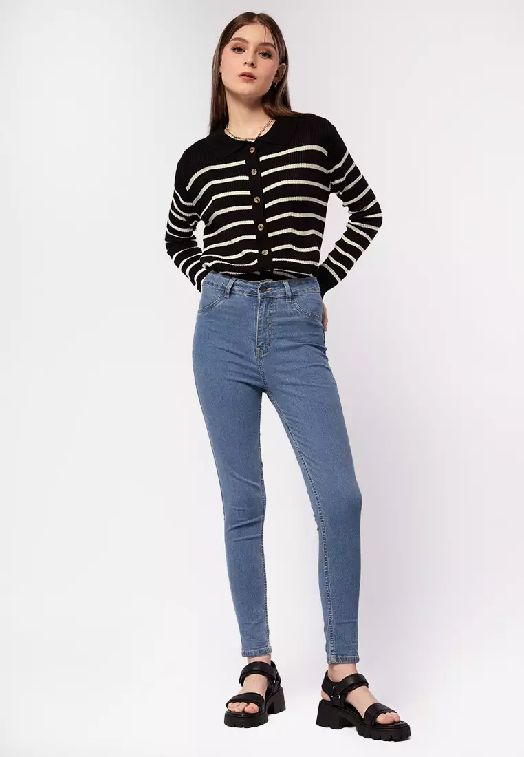 Slim Fit Denim Pants