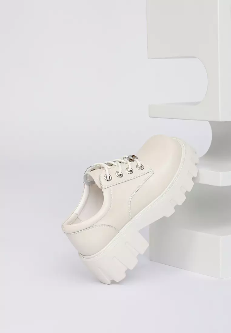 Platform Leather Derbys MZ03385