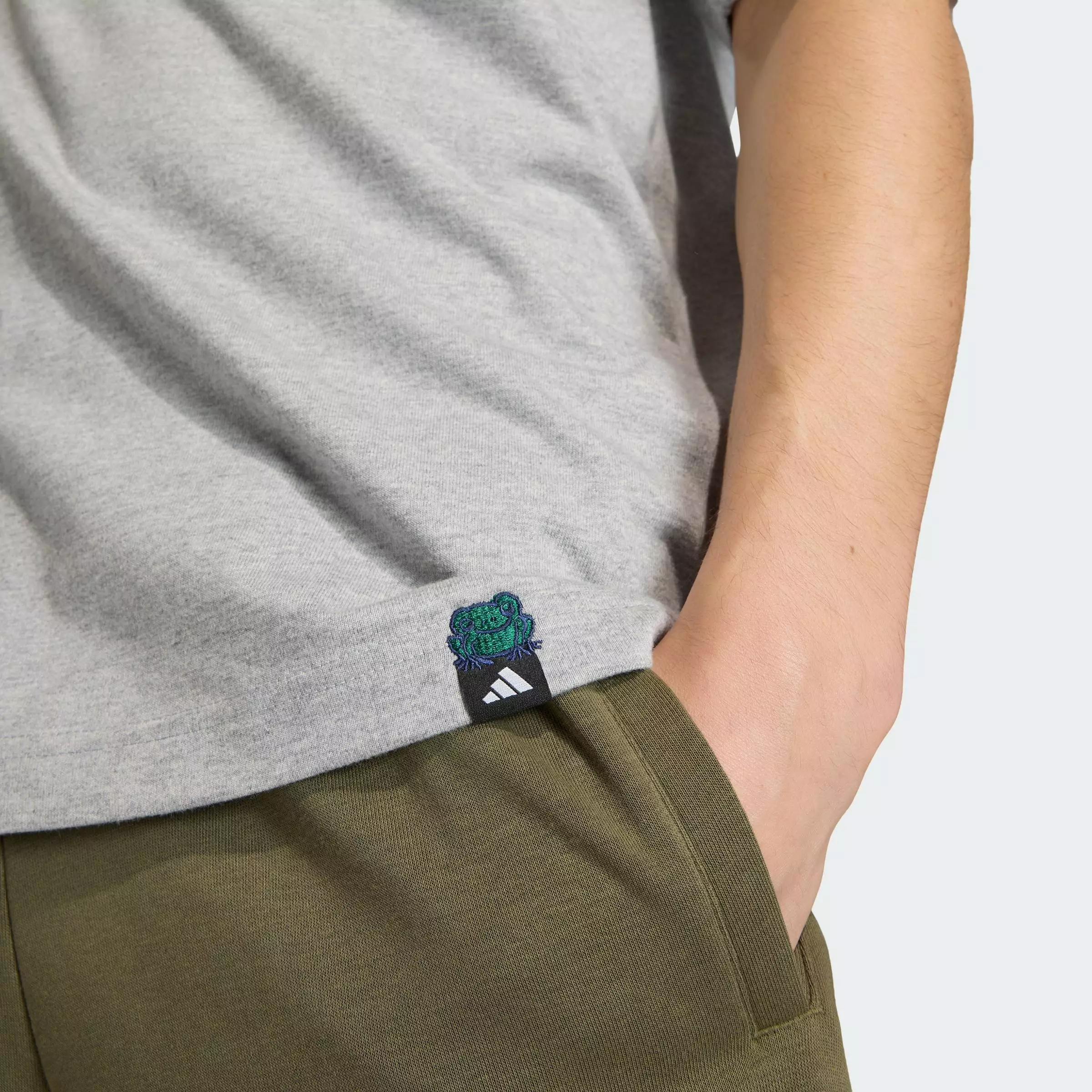 Lifestyle DOODLE STAND-UP PADDLE GRAPHIC T-SHIRT Men Grey KB4903