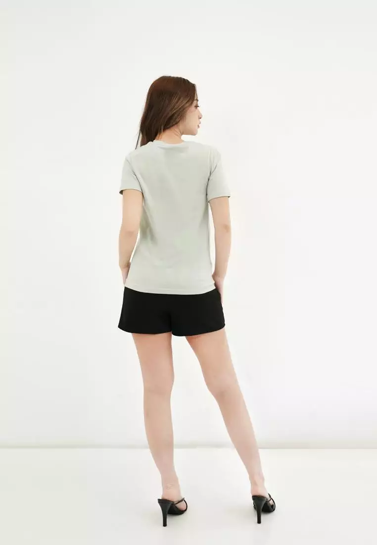 Kale Alice Soft Green / Kaos Lengan Pendek Wanita Premium