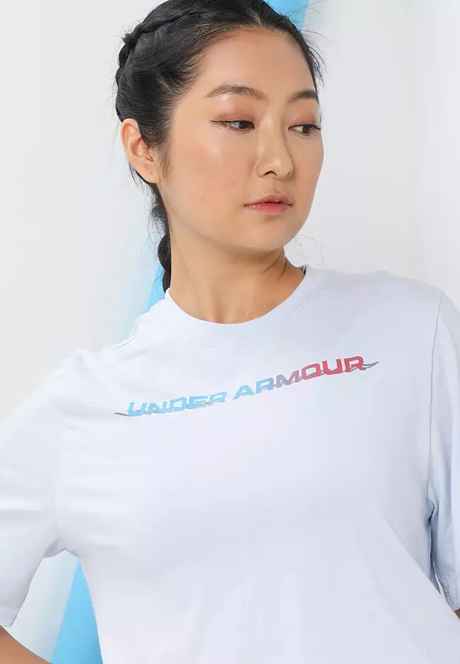 Jual Under Armour Sapac Get It Girl Crop Tee Original 2023 ZALORA