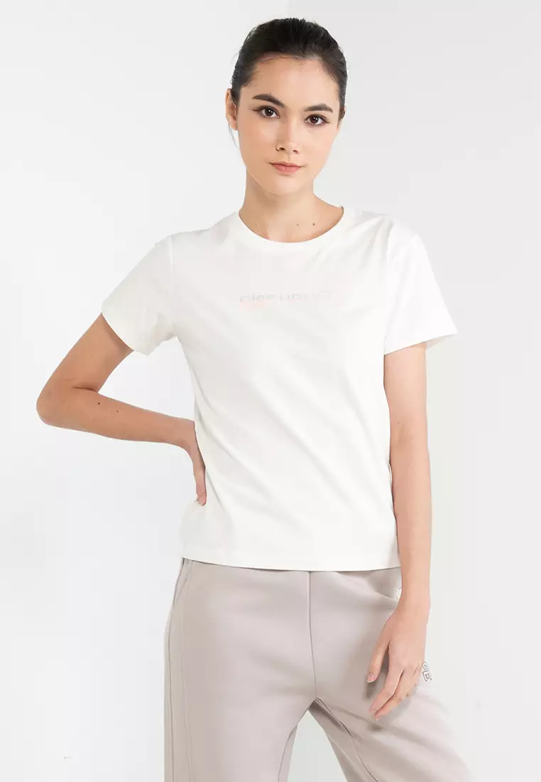 White short sleeve cheap t shirt women's