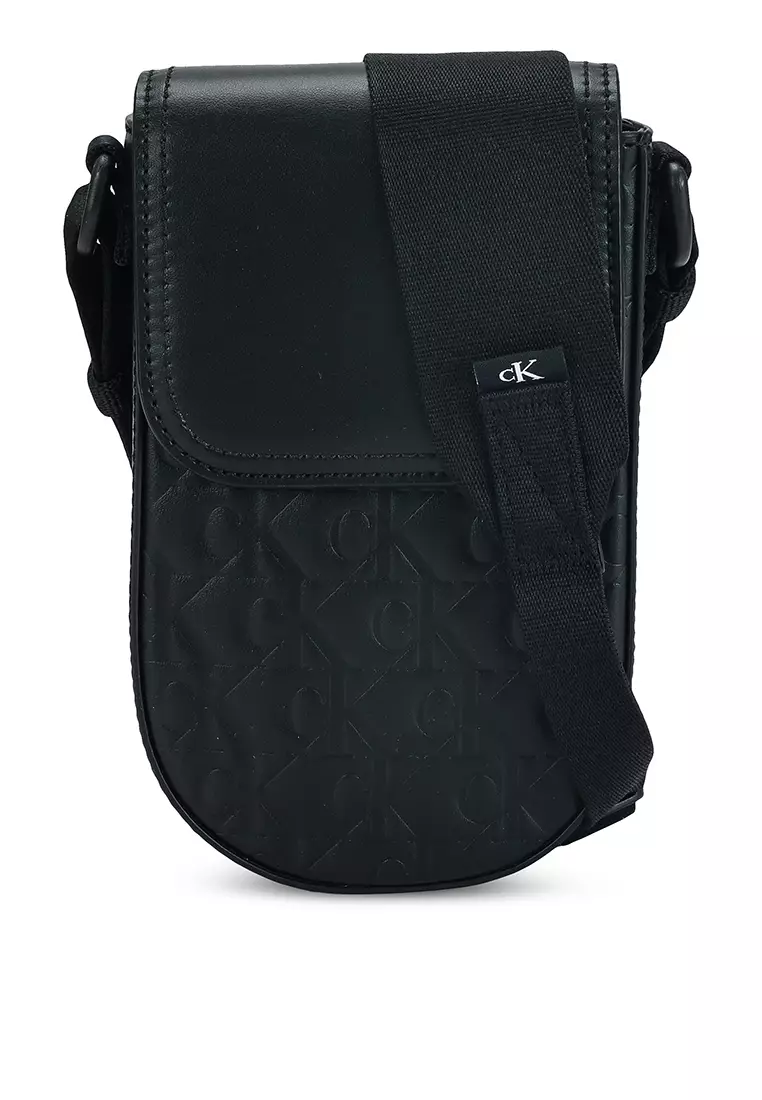 Monogram Saddle Phone Bag Calvin Klein Accessories