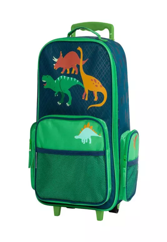 Stroller Trolley Bag For Kids Green Dino