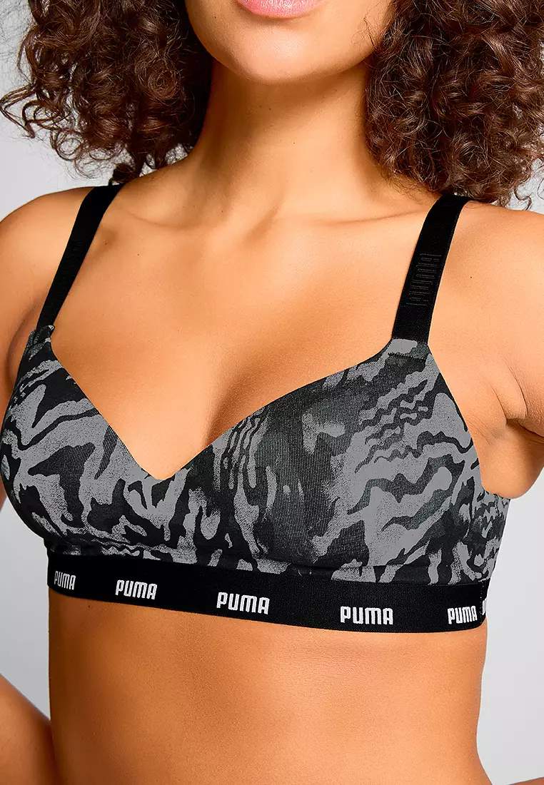 Printed Padded Sports Bra