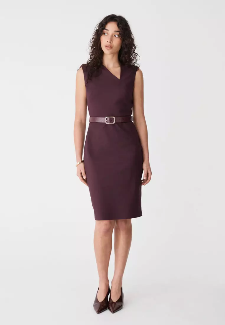 Fiona Asymmetric Pencil Dress