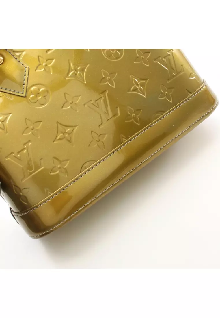 Buy Louis Vuitton Pre-loved LOUIS VUITTON Alma BB monogram vernis Grial  deco Handbag leather Silver 2WAY Online