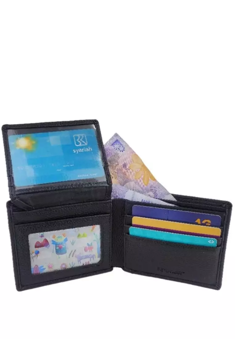 Grandir Dompet Lipat Pria Dompet Pendek Men Short Wallet 0911422703BLA