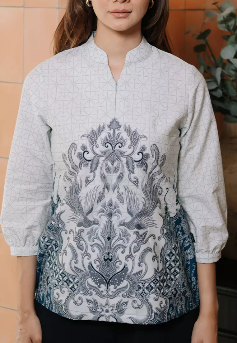Hadinata Batik Wanita Superfine Blouse Madira Mavendra