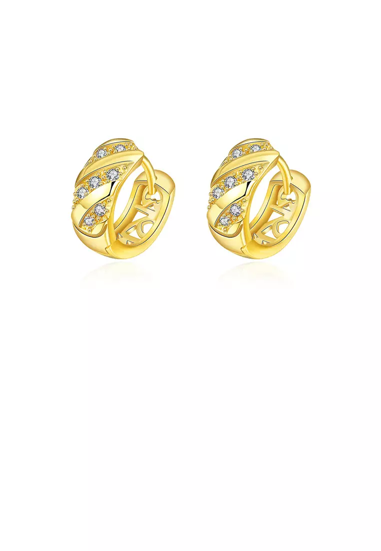 Gold earrings for girl simple store