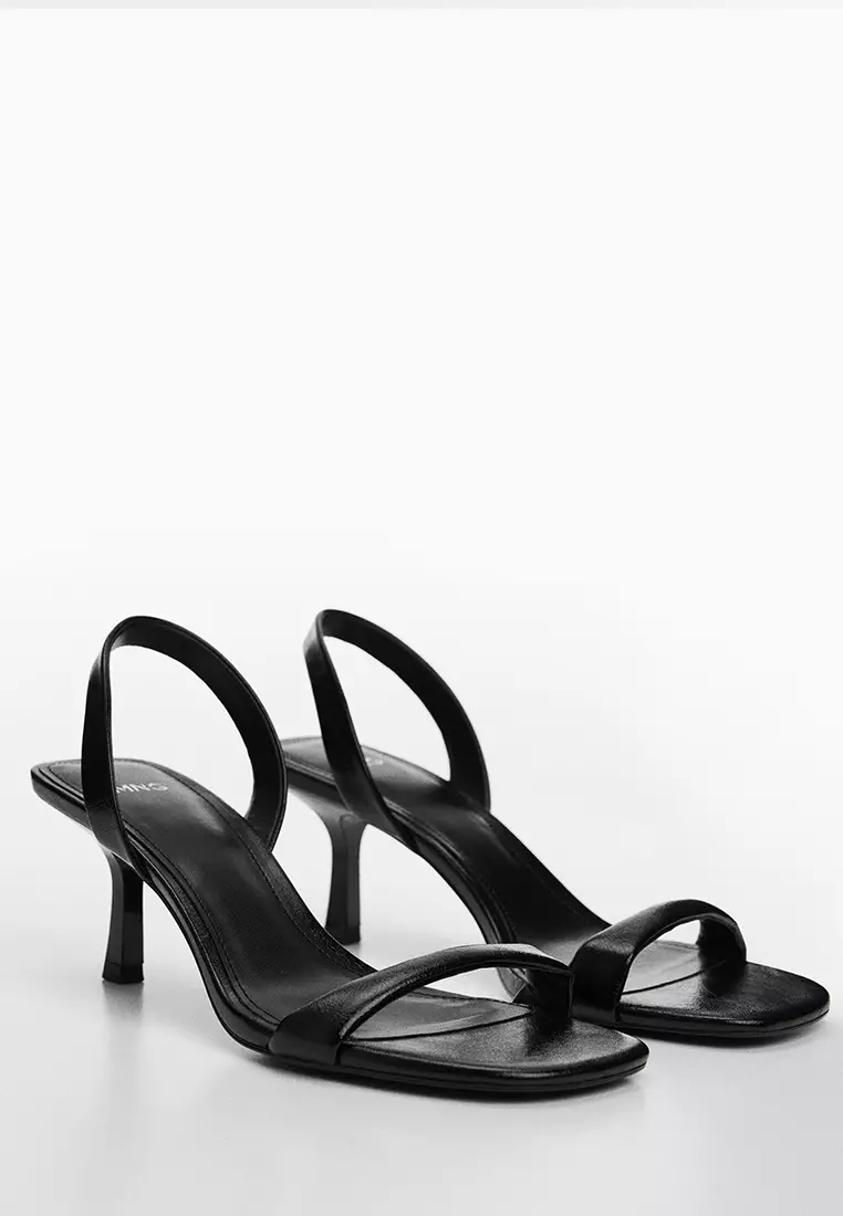 Buy Mango Heel Non-Structured Sandals Online | ZALORA Malaysia