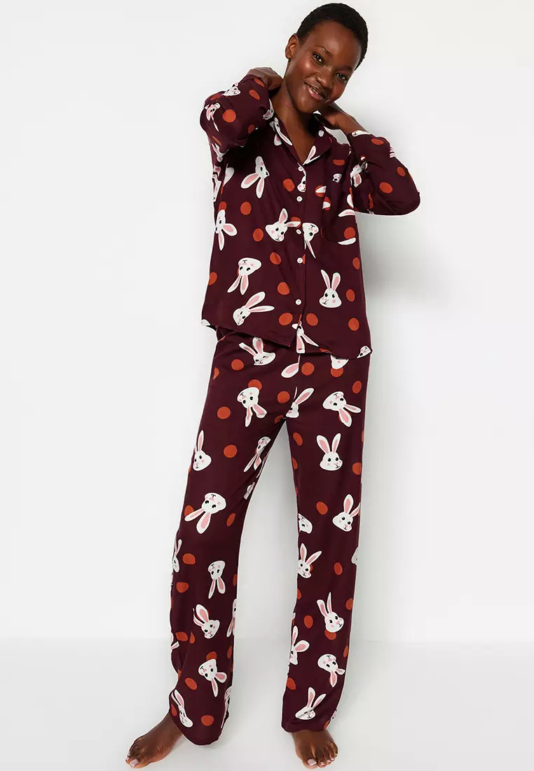 Buy Trendyol Rabbit Print Pajamas Set Online ZALORA Malaysia