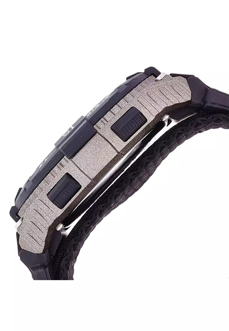 Black Resin Strap Digital Watch AR-40/8330BLK