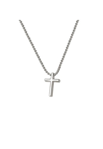 ZITIQUE silver Women's Simple Cross Pendant Necklace - Silver F4529AC3697BA5GS_1