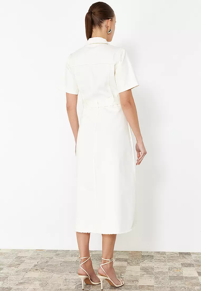 Cotton Midi Dress