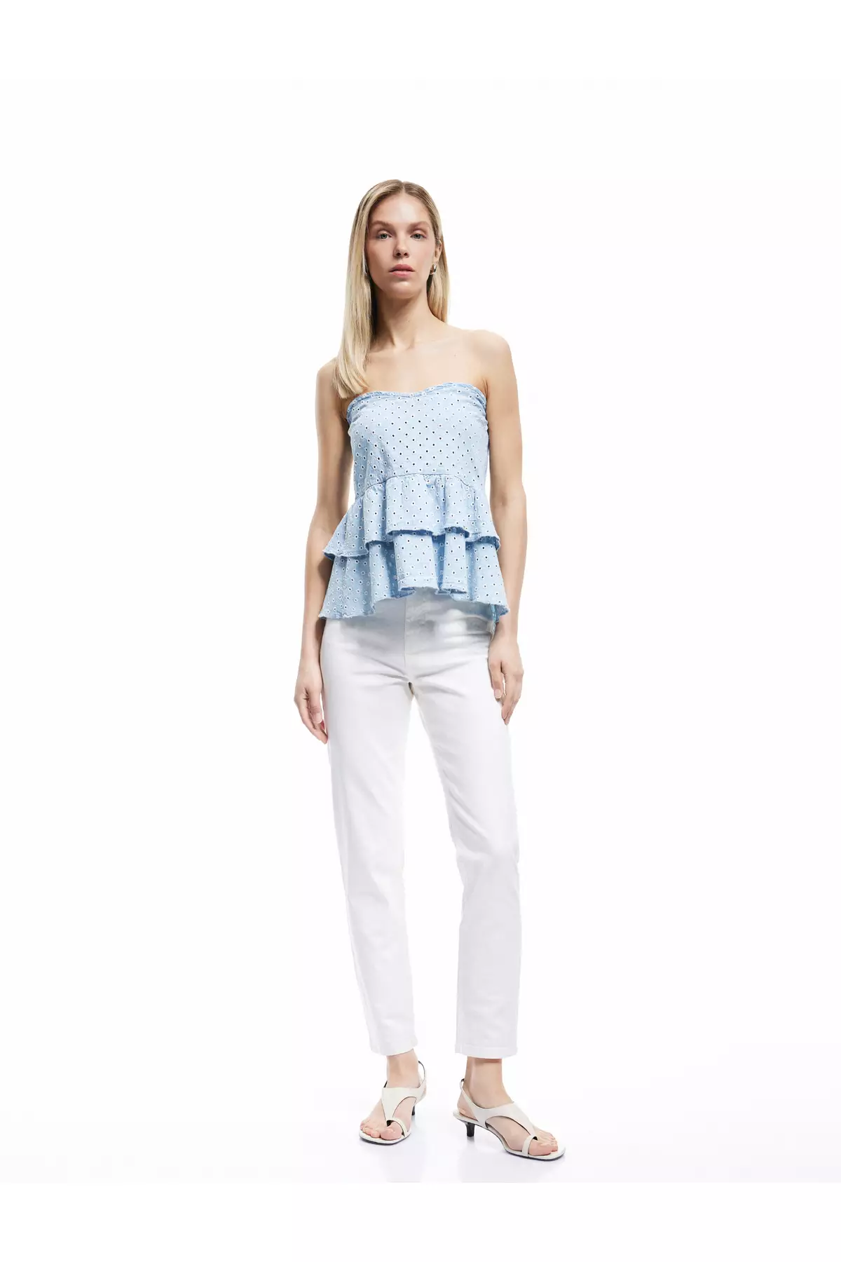 High Waist Jeans Slim Leg - Carmen Jeans