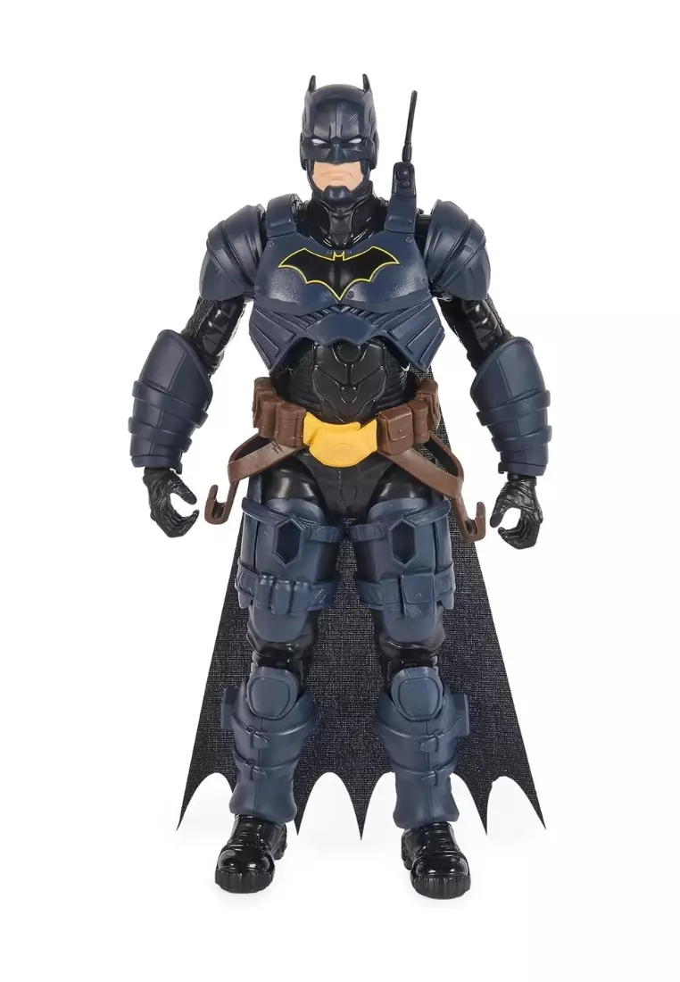 DC Comics, Batman Adventures, Batman Action Figure with 16 Armor Accessories, 17 Points of Articulation, 12-inch