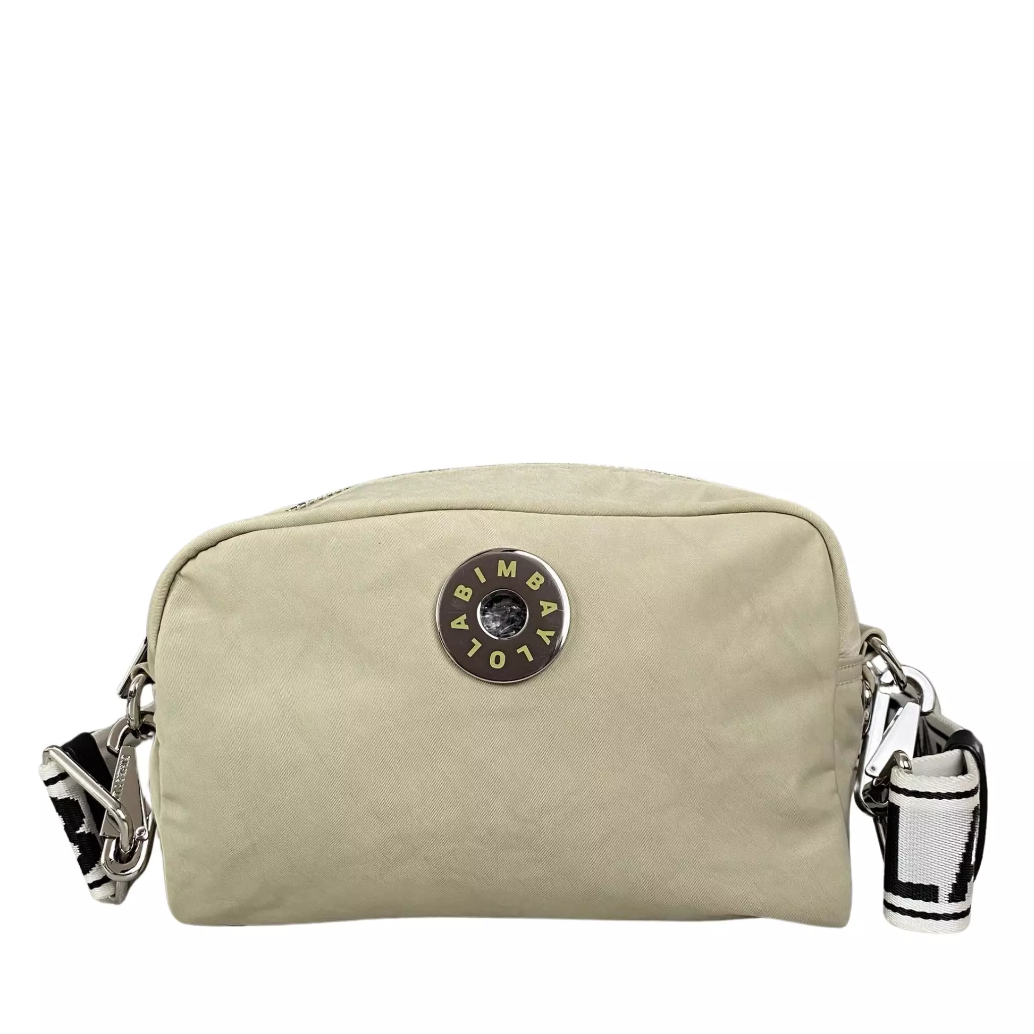 Bimba Y Lola S Khaki Nylon Crossbody