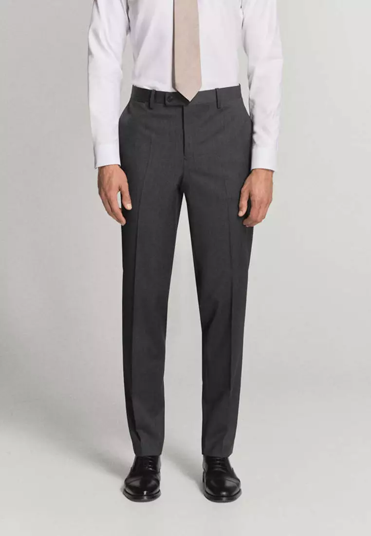 Turin 100% Wool Suit Trousers